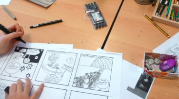 Illustration de l'article Une série d'ateliers d'initiation à la bande dessinée au festival SoBD en décembre