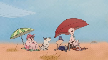Illustration de l'article La BD De Gaulle à la plage de Jean-Yves Ferri prochainement adaptée en série animée