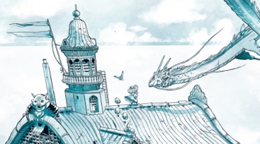 Illustration de l'article L'illustration de Mathieu Bablet consacrée au Voyage de Chihiro est de retour en monochrome chez Geek Art !