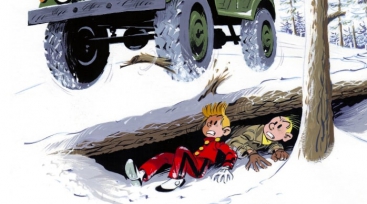 Illustration de l'article Le Spirou chez les Soviets de Fabrice Tarrin démarre sa pré-publication ce mois-ci
