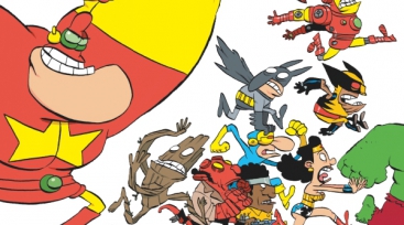 Illustration de l'article Discussion avec Tébo, dessinateur de Captain Biceps, entre BD et comics