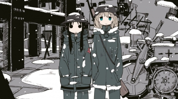Illustration de l'article Girls' last tour, un manga dystopique à venir chez Omaké Manga