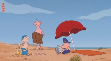 Illustration de l'article Arte dévoile le premier épisode de l'adaptation de la BD De Gaulle à la plage