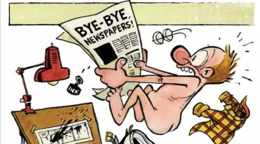 Illustration de l'article Bill Watterson illustre l'affiche du documentaire Stripped