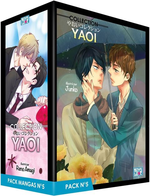 Couverture de l'album Boy's Love Collection - Pach n°5 - 5 Mangas (Livres) - Yaoi