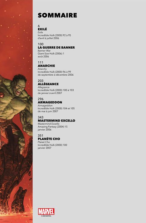 Aperçu de l'album Hulk - Planète Hulk - Planète Hulk