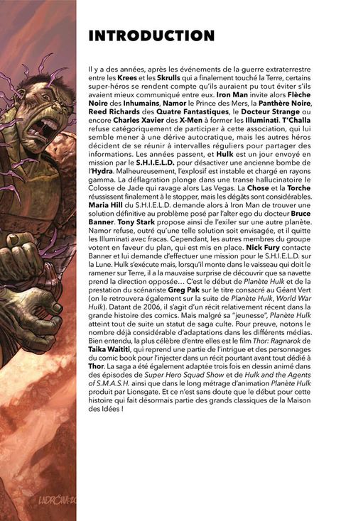 Aperçu de l'album Hulk - Planète Hulk - Planète Hulk