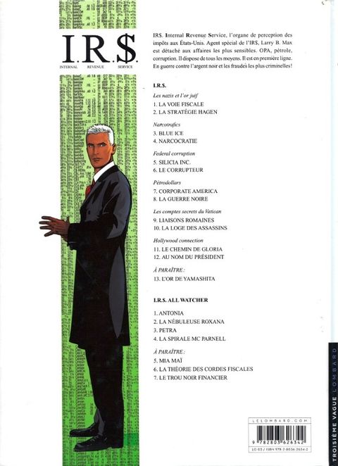 Aperçu de l'album I.R.$. tome 12 - Au Nom du Président