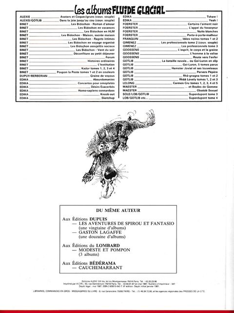 Aperçu de l'album Idées Noires tome 1