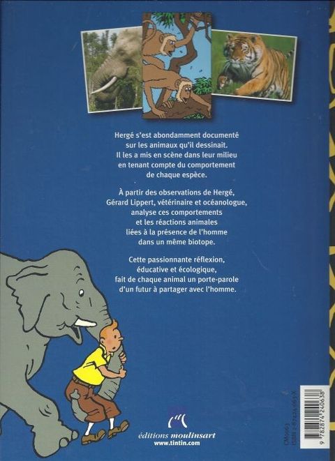Aperçu de l'album Tintin (Autour de la BD) tome 2005 - Tintin et les animaux