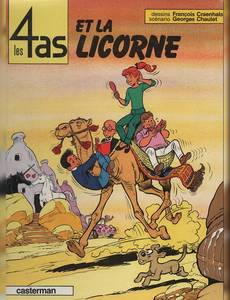 Couverture de l'album Les 4 As et la Licorne