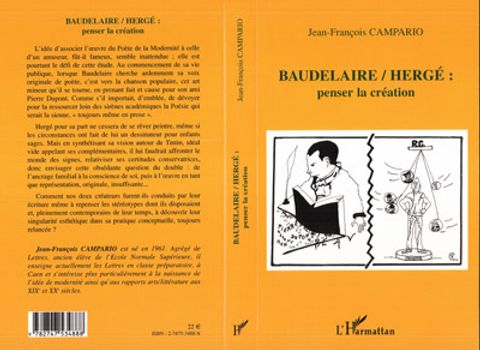 Couverture de l'album Baudelaire / Hergé : penser la création