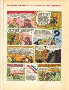 Aperçu 2 de l'album Pieds Nickelés (Jeunesse Joyeuse) tome 66 - Les Pieds Nickelés et le contrôle des changes