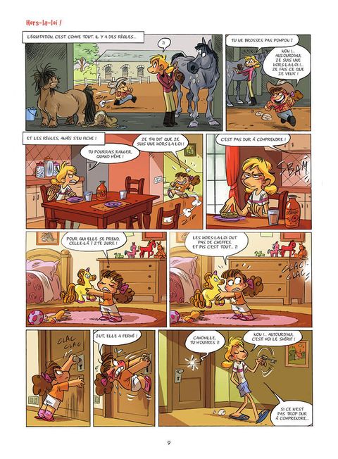 Aperçu de l'album Camomille et les Chevaux tome 10 - Les rois de la prairie