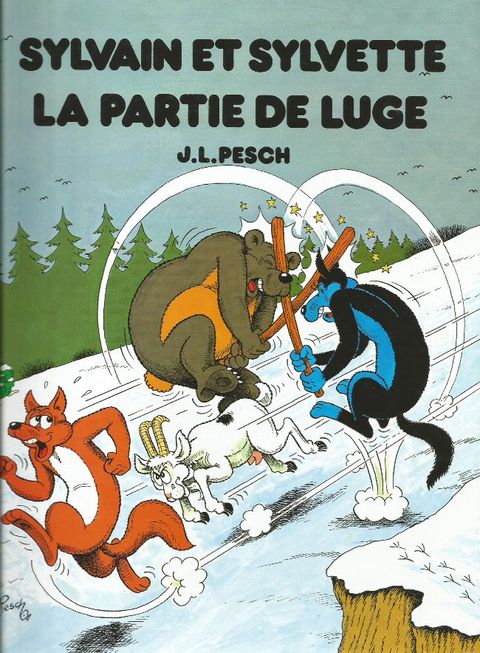 Couverture de l'album La partie de luge - La chaumière en péril