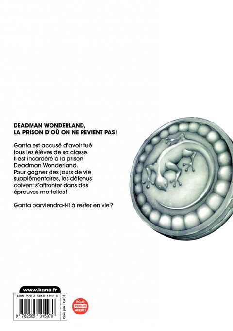 Aperçu de l'album Deadman Wonderland tome 11