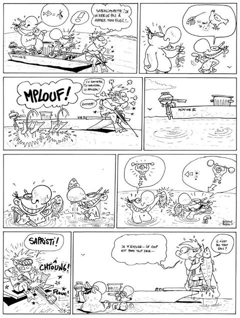 Aperçu de l'album La Brousse en Folie tome 16 - Le Caillou Vu du Ciel
