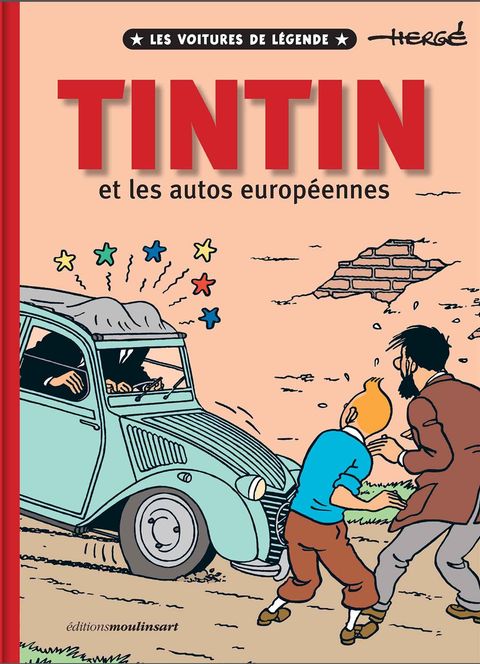 Couverture de l'album Tintin et les autos européennes