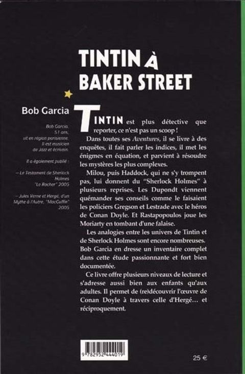Aperçu de l'album Tintin (Autour de la BD) tome 2005 - Tintin à Baker Street