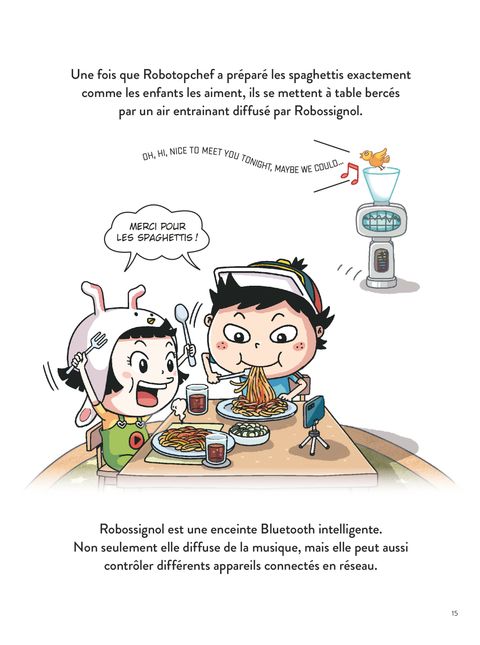 Aperçu de l'album L'intelligence artificielle en manga - Le mystère du chat robot