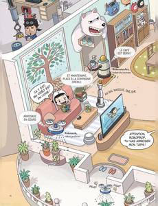 Aperçu 5 de l'album L'intelligence artificielle en manga - Le mystère du chat robot