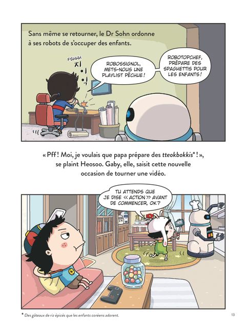 Aperçu de l'album L'intelligence artificielle en manga - Le mystère du chat robot