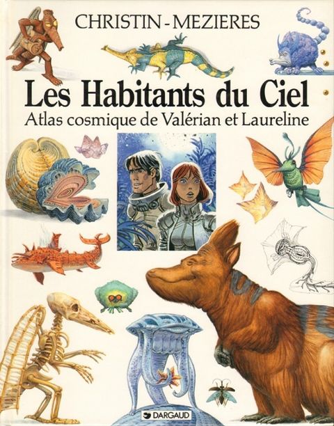 Couverture de l'album Les habitants du ciel (Atlas cosmique de Valérian et Laureline)