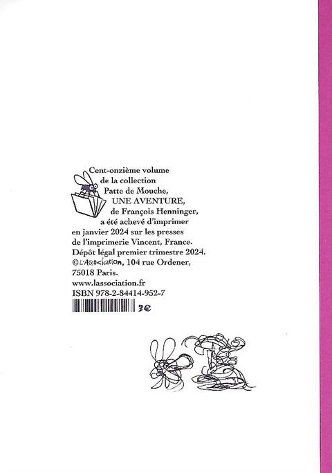 Aperçu de l'album Patte de Mouche tome 111 - Une aventure