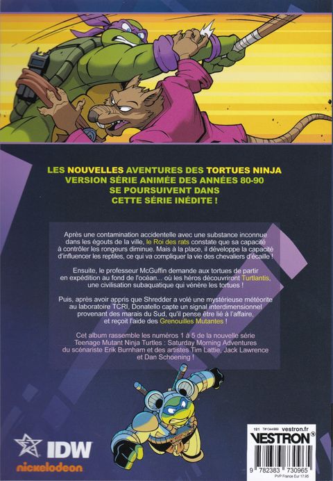 Aperçu de l'album Les Tortues Ninja - TMNT Saturday Morning Adventures tome 2