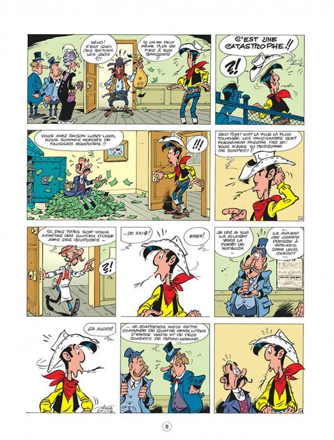 Aperçu de l'album Lucky Luke (Les Aventures de ... d'après Morris) tome 4 - Lucky Luke contre Pinkerton