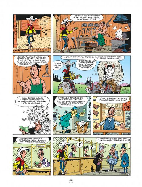 Aperçu de l'album Lucky Luke (Les Aventures de ... d'après Morris) tome 4 - Lucky Luke contre Pinkerton