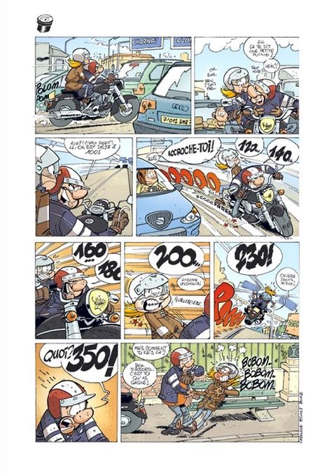 Aperçu de l'album Les fondus de moto tome 1