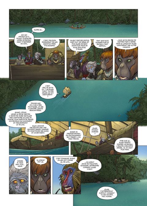 Aperçu de l'album Les 5 Terres tome 2 - Shin Taku
