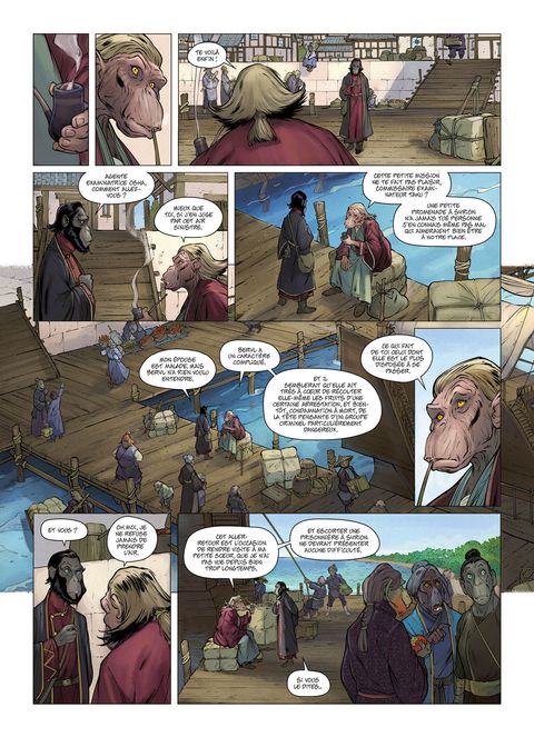 Aperçu de l'album Les 5 Terres tome 2 - Shin Taku