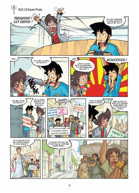Aperçu de l'album Les Geeks tome 9 - La Communauté du Nano