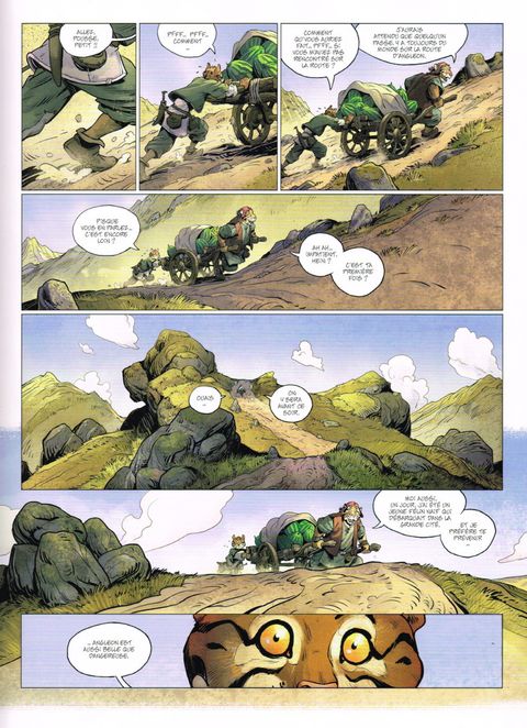 Aperçu de l'album Les 5 Terres tome 1 - "De toutes mes forces"