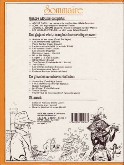Aperçu de l'album Le Journal de Spirou (Albums) tome 184