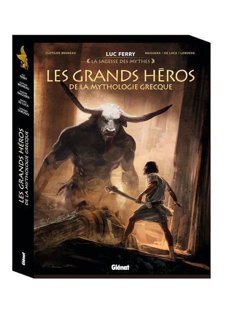 Couverture de l'album Les Grands Héros de la mythologie grecque - Prométhée / Thésée / Persée