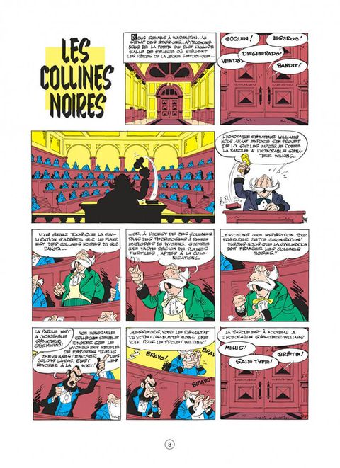 Aperçu de l'album Lucky Luke (Dupuis) tome 21 - Les Collines Noires