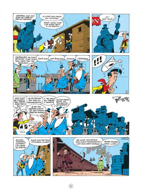 Aperçu de l'album Lucky Luke (Dupuis) tome 21 - Les Collines Noires