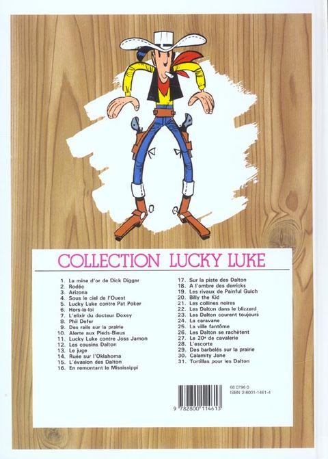 Aperçu de l'album Lucky Luke (Dupuis) tome 21 - Les Collines Noires