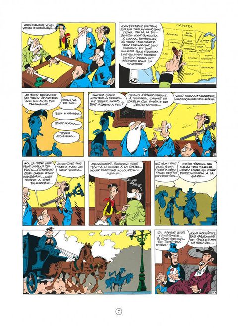 Aperçu de l'album Lucky Luke (Dupuis) tome 21 - Les Collines Noires