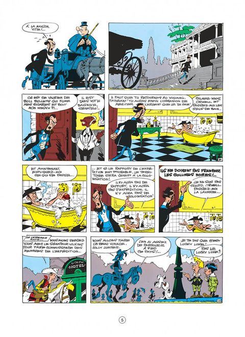 Aperçu de l'album Lucky Luke (Dupuis) tome 21 - Les Collines Noires