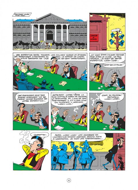 Aperçu de l'album Lucky Luke (Dupuis) tome 21 - Les Collines Noires