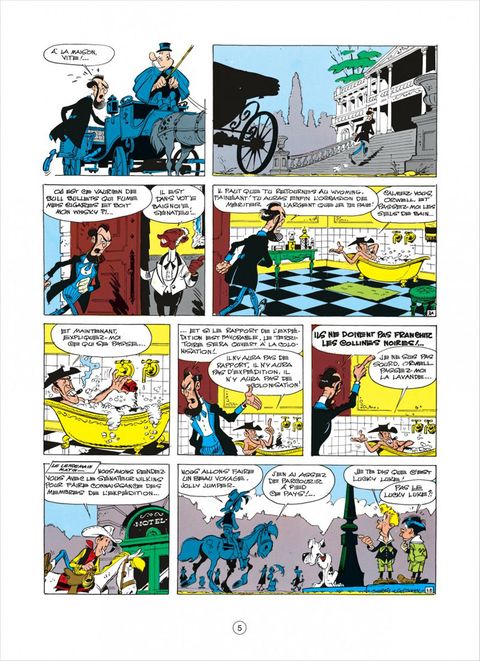Aperçu de l'album Lucky Luke (Dupuis) tome 21 - Les Collines Noires