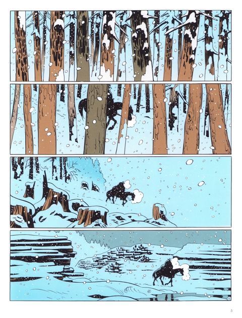 Aperçu de l'album Lucky Luke (vu par...) tome 8 - La longue marche de Lucky Luke