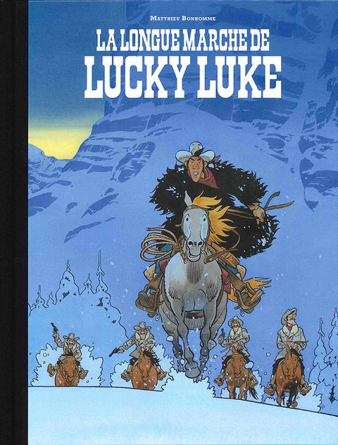 Couverture de l'album La longue marche de Lucky Luke