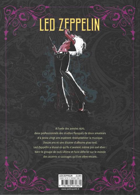 Aperçu de l'album Led Zeppelin en BD