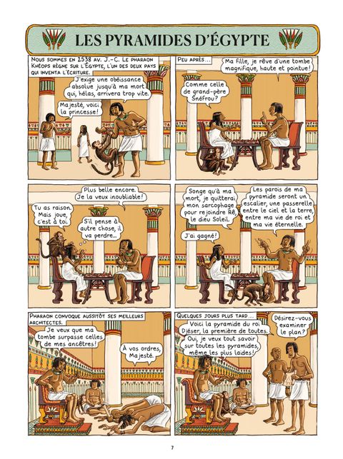 Aperçu de l'album L'Histoire du Monde en Bd tome 4 - Les Sept Merveilles du monde