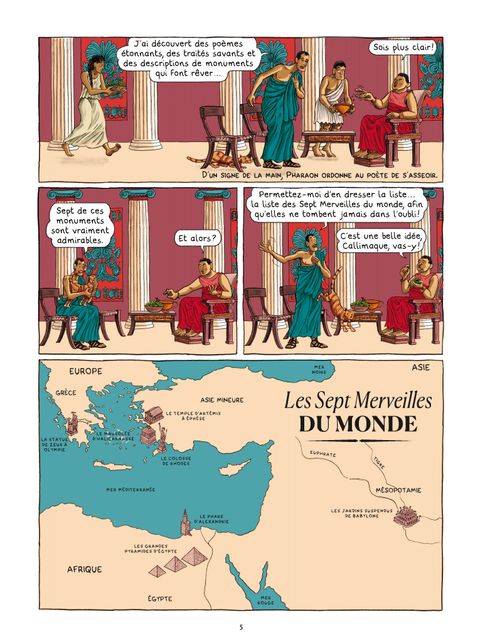 Aperçu de l'album L'Histoire du Monde en Bd tome 4 - Les Sept Merveilles du monde